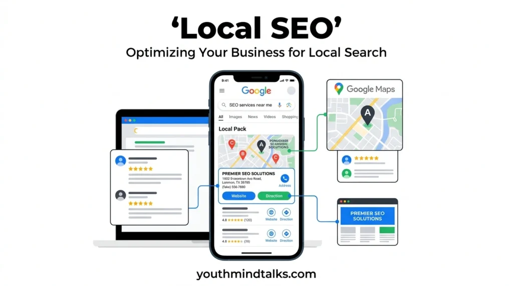 local SEO Google Maps ranking infographic