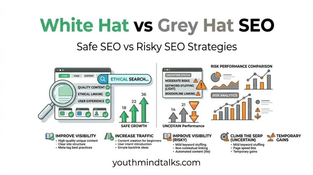 white hat seo and grey hat seo
